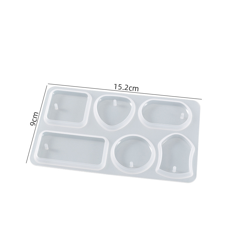 DIY Keychain Pendant Silicone  - Silicone Epoxy Resin Molds Set ulasan dan harga