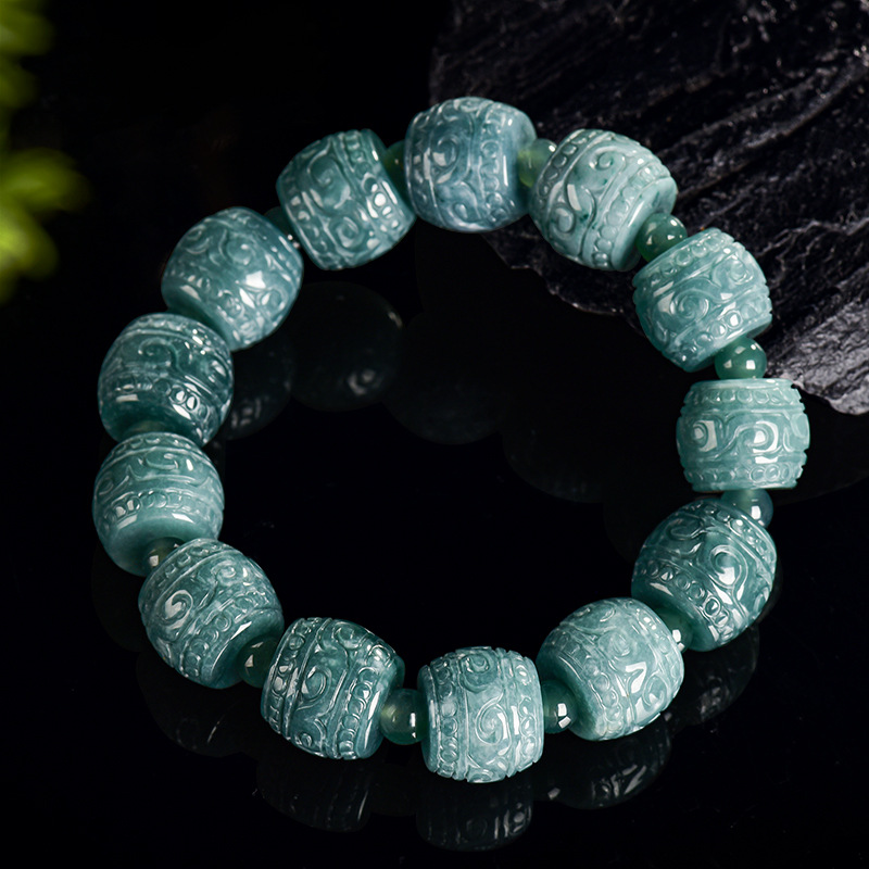Natural Burmese Jadeite Carved - Beading ulasan dan harga